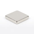 Neodymium block magnet 20 x 20 x 3 mm N45, nickel-plated