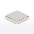 Neodymium block magnet 20 x 20 x 3 mm N45, nickel-plated