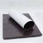 A4 Magnetic Sheet, Self-Adhesive, White, 0.5 mm, 1 mm or 1.5 mm Thick