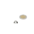 Conical magnet 15x8x5mm with polished silver finish and solid metal construction for multi-purpose use