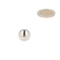 Ball magnet 15 mm with a shiny metal surface, powerful magnet and perfect choice for both professional use