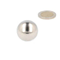 Neodymium sphere magnet (magnetic ball) 40 mm, nickel-plated