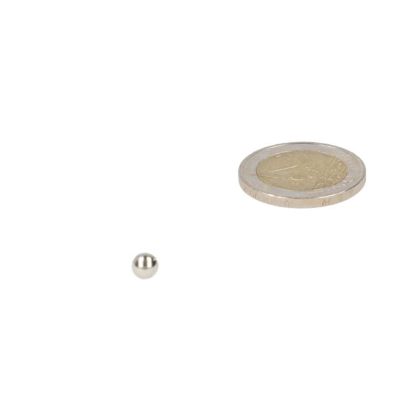 Ball magnet 5 mm small shiny silver ball ideal for creative projects and magnetic needs