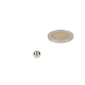 Ball magnet 7 mm small shiny metal ball with strong magnetic properties and reflective surface