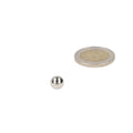 Ball magnet 8 mm small shiny silver ball with strong magnetic force for multi-purpose use