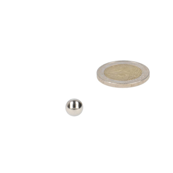 Ball magnet 8 mm small shiny silver ball with strong magnetic force for multi-purpose use