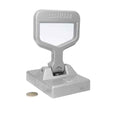 Silver lishuai magnetic plate hoist with solid metal handle and base for portable magnetic lifting device metal plate 50kg