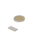Neodymium block magnet 20 x 12 x 4 mm N45, nickel-plated