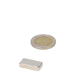 Neodymium block magnet 18 x 8 x 4 mm N45, nickel-plated