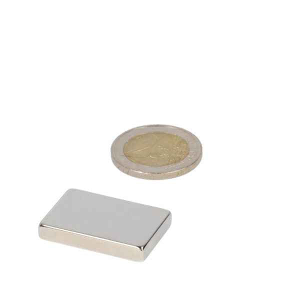 Neodymium block magnet 25 x 15 x 5 mm N45