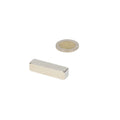 Neodymium block magnet 50 x 15 x 15 mm N45, nickel-plated