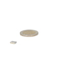 Neodymium block magnet 7 x 6 x 1.2 mm N45, nickel-plated