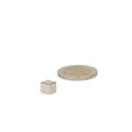 Neodymium cube magnet 7 mm with strong magnetic strength and polished silver metal finish