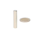 Silver neodymium magnet 8x40 mm n45 powerful rod magnet in addition to coin for various applications