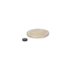 Neodymium disc magnet 6 x 2 mm black with epoxy coating a strong neodymium magnet