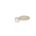 10 x 10 mm neodymium disc magnet with polished metallic finish for various applications and powerful magnets
