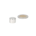 Silver cylindrical disc magnet 15 x 10 mm high power neodymium magnet with polished and reflective finish