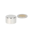 Neodymium disc magnet 25.4 x 25.4 mm N48, nickel-plated