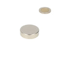 Disc magnet 35 x 10 mm neodymium magnet with metal surfaces and provides a smooth silver finish for strong magnet